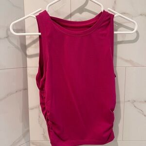 Lululemon Pink Ruched Top